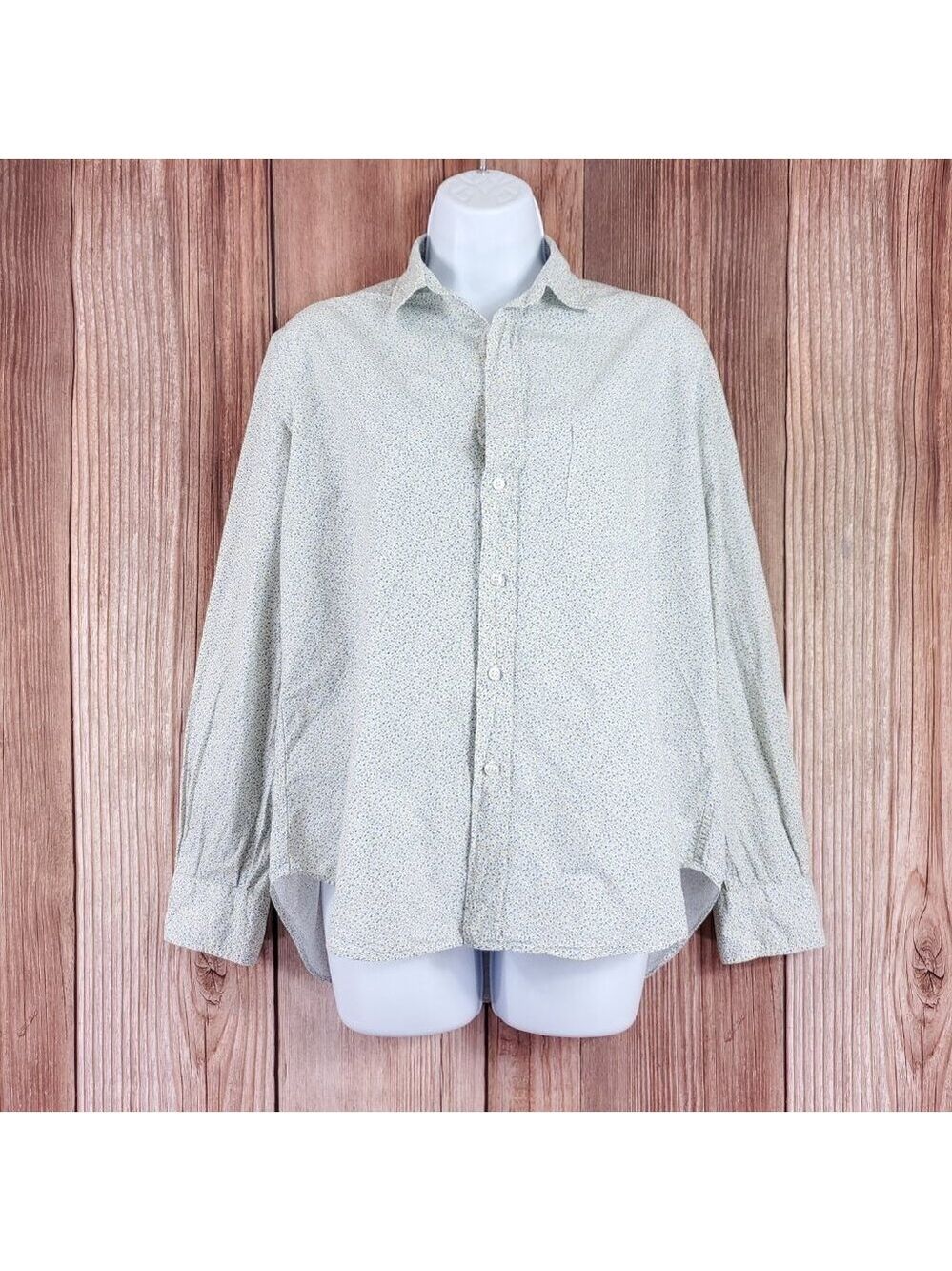 Frank & Eileen Womens Size XS Eileen Floral Button Up Shirt Blouse Top Cotton